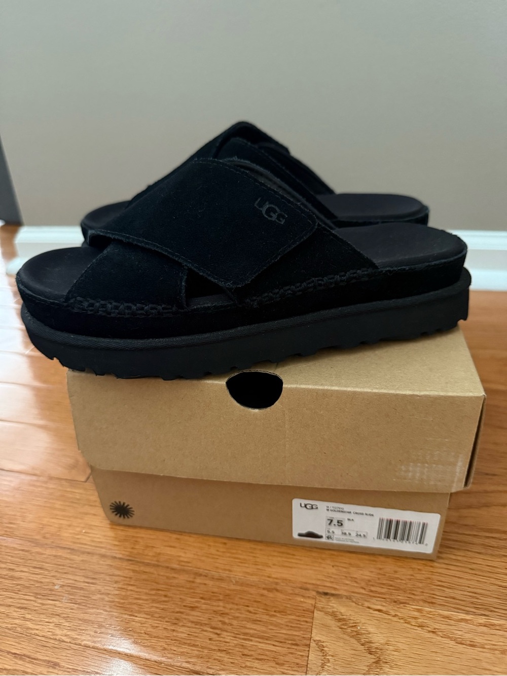 UGG Goldenstar Cross Slides